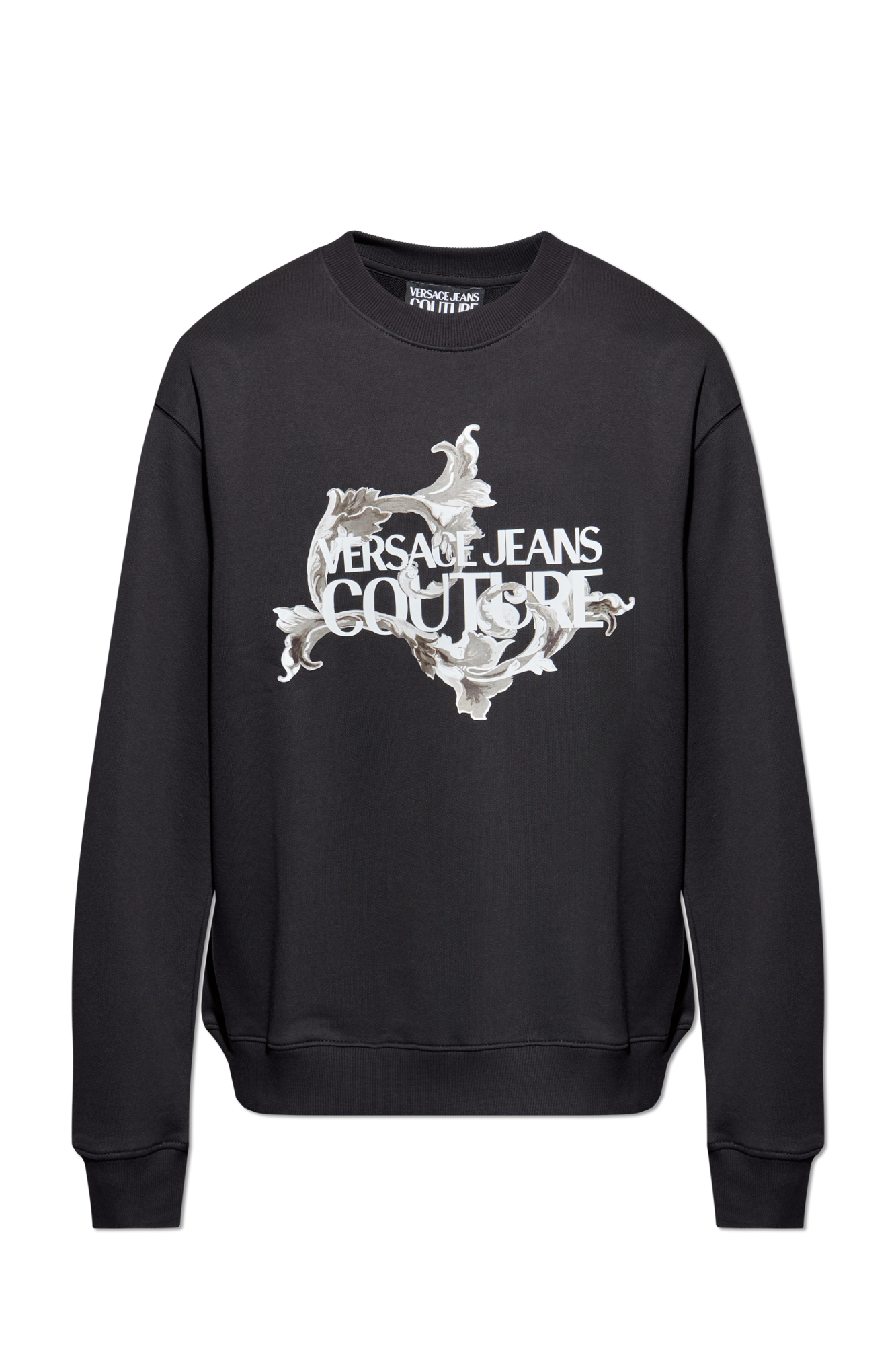 Black Sweatshirt with print Versace Jeans Couture - Vitkac AS